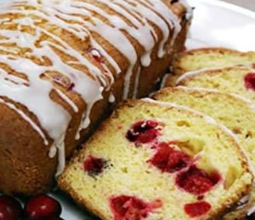 Panque Naranja y Arándanos