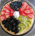 Tarta Pasterela y Fruta