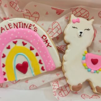 Valentine's Lama Cookies